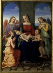 Madonna con ángeles